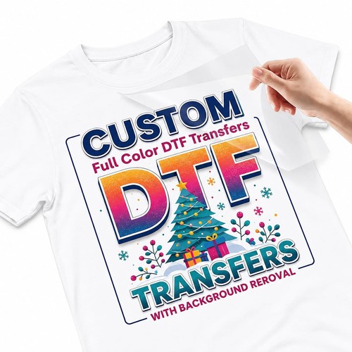 Custom dtf transfers - ready, to