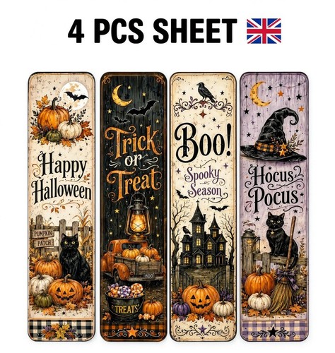 Halloween dtf transfers 4pcs - halloween,